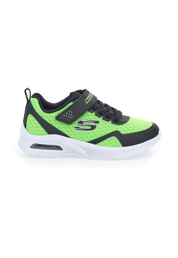 Skechers Scarpe Da Ginnastica Bambino Verde In Materie Tessili/materiale Sintetico Con Chiusura In Velcro