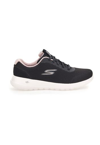 Skechers Scarpe Da Ginnastica Donna Nero In Materie Tessili Con Chiusura Stringata