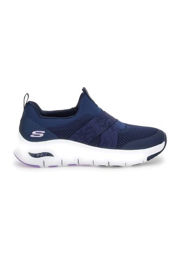 Skechers Scarpe Da Ginnastica Donna Blu In Materie Tessili