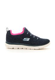 Skechers Sneakers Donna Blu In Materie Tessili