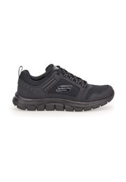 Skechers Scarpe Da Ginnastica Uomo Nero In Pelle/materie Tessili Con Chiusura Stringata