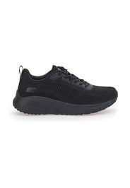 Skechers Sneakers Donna Nero In Materie Tessili Con Chiusura Stringata