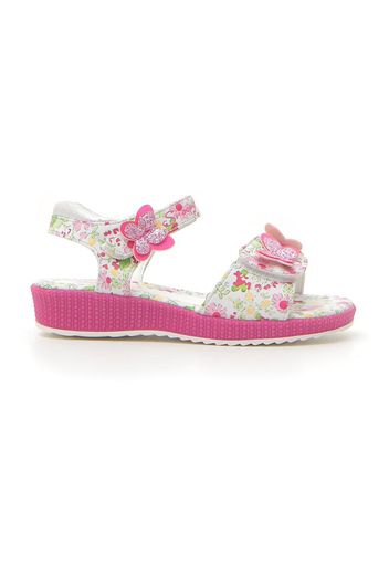 Snoopy Sandali Bambina Bianco In Materiale Sintetico Con Chiusura In Velcro