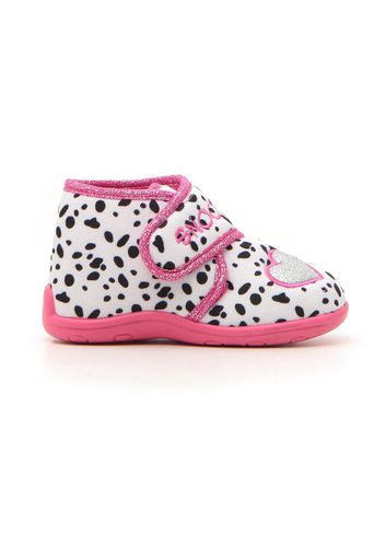 Snoopy Stivaletti Bambina Rosa In Materie Tessili Con Chiusura In Velcro