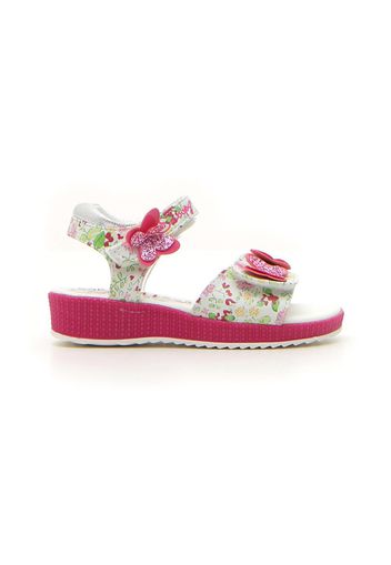 Snoopy Sandali Bambina Bianco In Materiale Sintetico Con Chiusura In Velcro