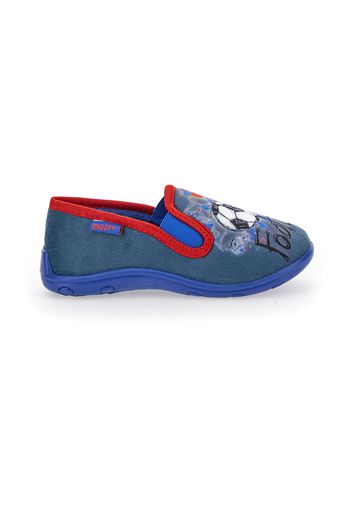 Snoopy Pantofole Bambino Blu In Materie Tessili