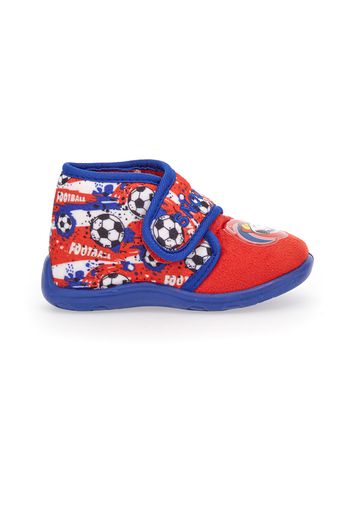 Snoopy Pantofole Bambino Rosso In Materie Tessili Con Chiusura In Velcro