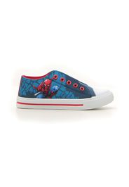 Spiderman Sneakers Bambino Blu In Materie Tessili