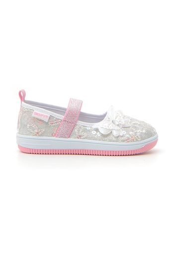 Still Blu Ballerine Bambina Bianco In Materiale Sintetico Con Chiusura In Velcro