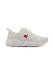 Sweet Years Sneakers Donna Bianco In Materie Tessili Con Chiusura Stringata