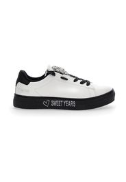 Sweet Years Sneakers Donna Bianco In Materiale Sintetico Con Chiusura Stringata