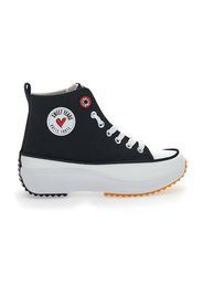 Sweet Years Sneakers Donna Nero In Materie Tessili/materiale Sintetico Con Chiusura Stringata