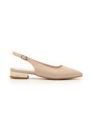 The First Ballerine Donna Beige In Materiale Sintetico Con Chiusura Con Cinturino