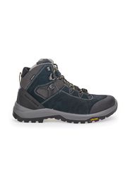 Track Down Scarpe Da Trekking Uomo Grigio In Pelle/materiale Sintetico Con Chiusura Stringata