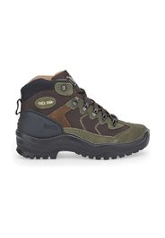 Track Down Scarpe Da Trekking Uomo Marrone In Pelle/materie Tessili Con Chiusura Stringata