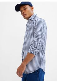 GAP, Camicia Slim Fit In Popeline Vichy, Uomo, Multicolor, Taglia: L