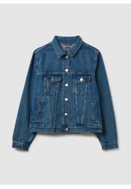 GAP, Giacca Corta In Denim, Donna, Denim, Taglia: XXS