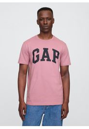 GAP, T-shirt In Cotone Con Stampa Logo, Uomo, Blu, Taglia: S