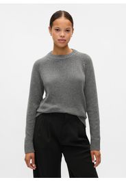 GAP, Pullover Cashsoft Girocollo Con Maniche Raglan, Donna, Grigio, Taglia: XL