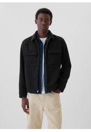 GAP, Giacca In Twill Di Lana, Uomo, Nero, Taglia: XS