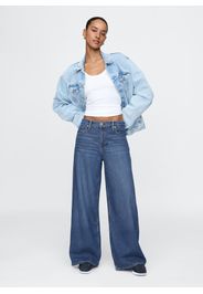 GAP, Jeans A Gamba Larga, Donna, Denim, Taglia: 42 REGULAR