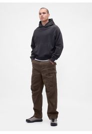 GAP, Pantaloni Cargo Marroni In Cotone Elasticizzato, Uomo, Marrone, Taglia: 30 x 32