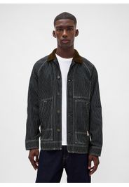 GAP, Giacca In Cotone A Righe, Uomo, Nero, Taglia: XL