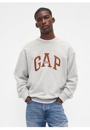 GAP, Felpa A Girocollo Con Logo, Uomo, Rosso, Taglia: S