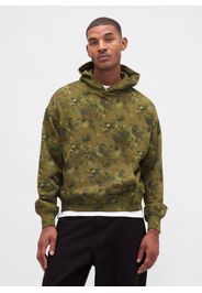 GAP, Felpa Con Cappuccio, Uomo, Verde, Taglia: M