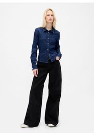 GAP, Pantaloni Lunghi, Donna, Nero, Taglia: 44 REGULAR