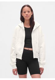 GAP, Felpa Con Cappuccio E Zip, Donna, Blu, Taglia: XL