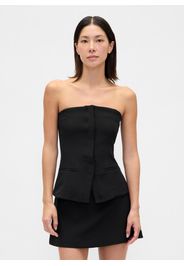 GAP, Gilet Elasticizzato, Donna, Nero, Taglia: L