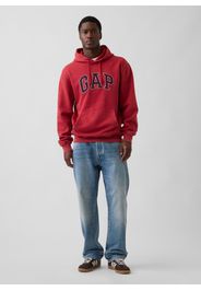GAP, Felpa Con Cappuccio E Logo In Misto Cotone, Uomo, Rosso, Taglia: XL