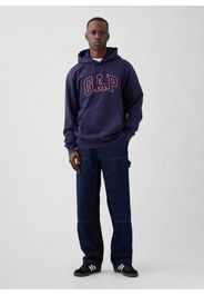 GAP, Felpa Con Cappuccio E Logo In Misto Cotone, Uomo, Blu, Taglia: M