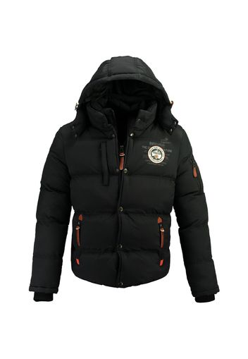 GEOGRAPHICAL NORWAY, Piumino Con Cappuccio Staccabile Geographical Norway, Uomo, Blu navy, Taglia: S