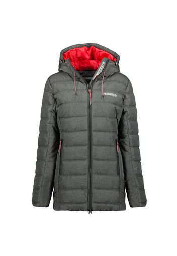 GEOGRAPHICAL NORWAY, Piumino Con Stampa Geographical Norway, Donna, Grigio melange, Taglia: S