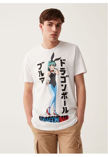 T-shirt Con Stampa Dragon Ball Bulma, Uomo, Bianco, Taglia: S