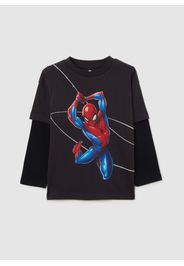 MARVEL, T-shirt Multicolor Da Bambino In Puro Cotone Con Stampa, Multicolor, Taglia: 5-6