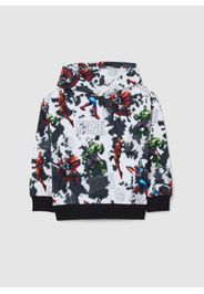 MARVEL, Felpa Da Bambino In Misto Cotone Multicolor Oversize Con Cappuccio, Multicolor, Taglia: 3-4