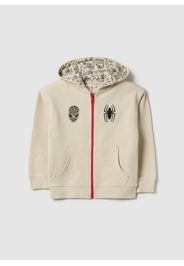 MARVEL, Felpa In Misto Cotone Beige Da Bambino Con Stampa Spider-man, Beige, Taglia: 3-4