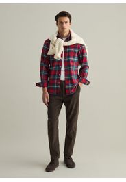 PIOMBO, Camicia In Flanella Fantasia Check Button-down, Uomo, Multicolor, Taglia: XL