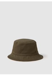 PIOMBO, Cappello In Misto Cotone Marrone Con Fastansia Reversibile, Uomo, Multicolor, Taglia: M