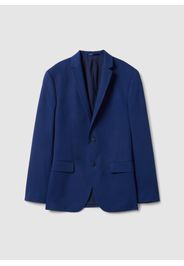 PIOMBO, Blazer Monopetto Blu Slim Fit, Uomo, Blu, Taglia: 52