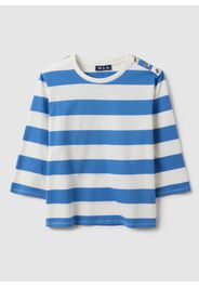 MYA, Maglia In Puro Cotone A Righe Multicolor Regular Fit, Donna, Multicolor, Taglia: M