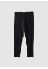 MYA, Leggings Skinny Fit Neri In Cotone Elasticizzato, Donna, Nero, Taglia: L