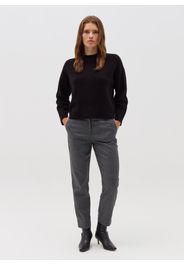 OVS, Pantalone A Sigaretta Con Spacchetti, Donna, Grigio, Taglia: S