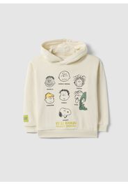 PEANUTS, Felpa In Misto Cotone Beige Da Bambino Regular Fit Con Peanuts, Beige, Taglia: 7-8