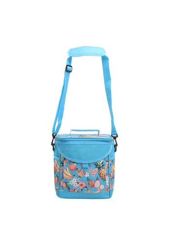 Borsa termica Tropical con tracolla, in poliestere, capacità 9 litri, da 27,5X31,5 cm