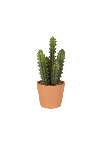 Pianta cactus artificiale con vaso 30 cm