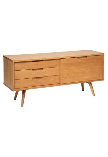 Credenza 3 cassetti in legno 160x72x44 cm Digha